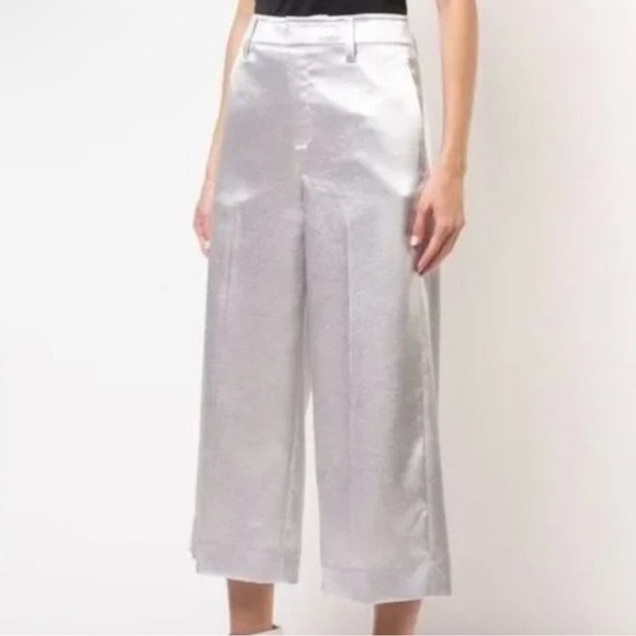 Vince Wide Leg Cropped Trousers - Picture 3 of 8